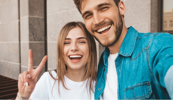 smiling-beautiful-girl-her-handsome-boyfriend-casual-summer-clothes